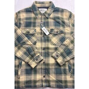Alpine Design Men’s 2XL Quilt Lined Green Mountain Plaid Shirt Jacket NWTs